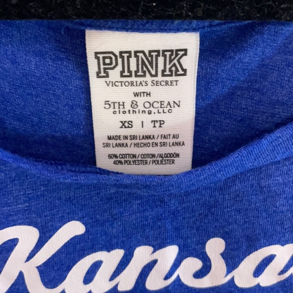 VS Size: XS. Blue KU Jay-hawk tank top SO SOFT - Picture 2 of 4